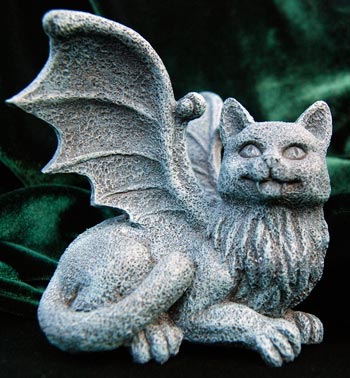 FG7 Winged Cat Gargoyle 5"